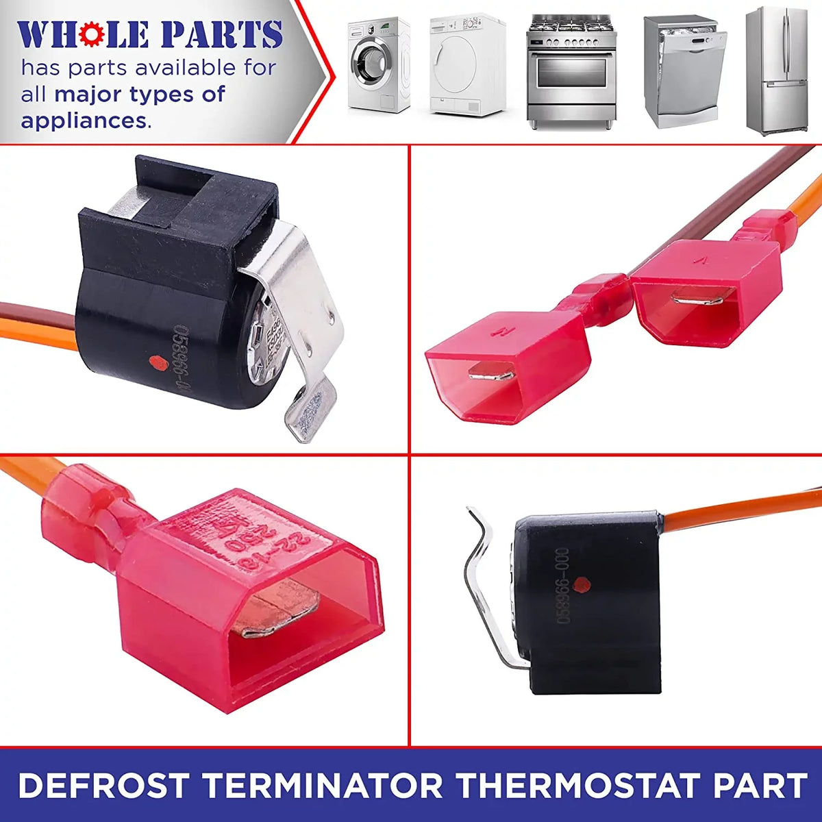 Parts Compatible # - Whole Defrost Refrigerators Replacement Part Terminator & Thermostat 058966-000 Viking With Some