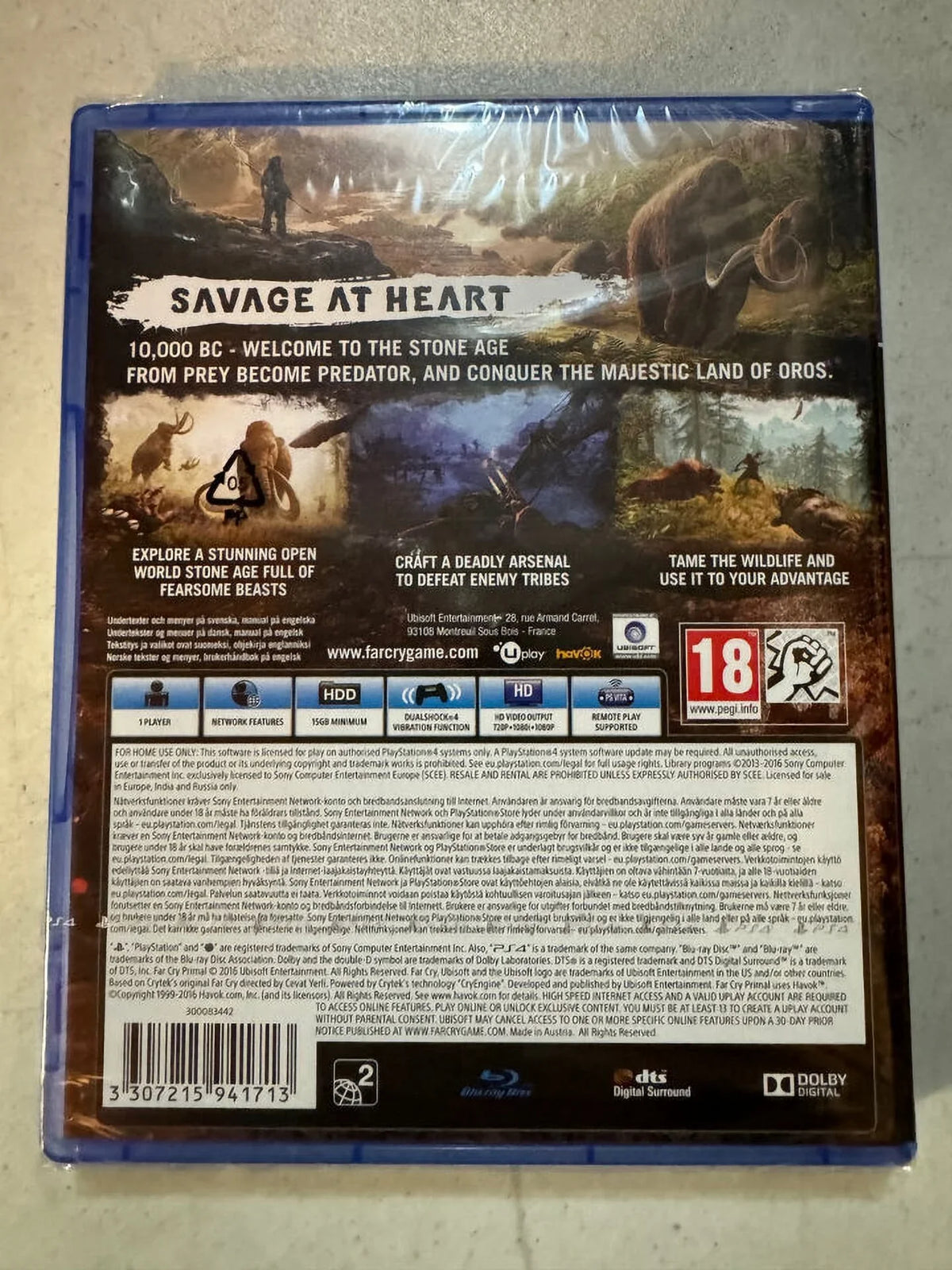Brand Factory Cry Primal Sealed Far PS4 New