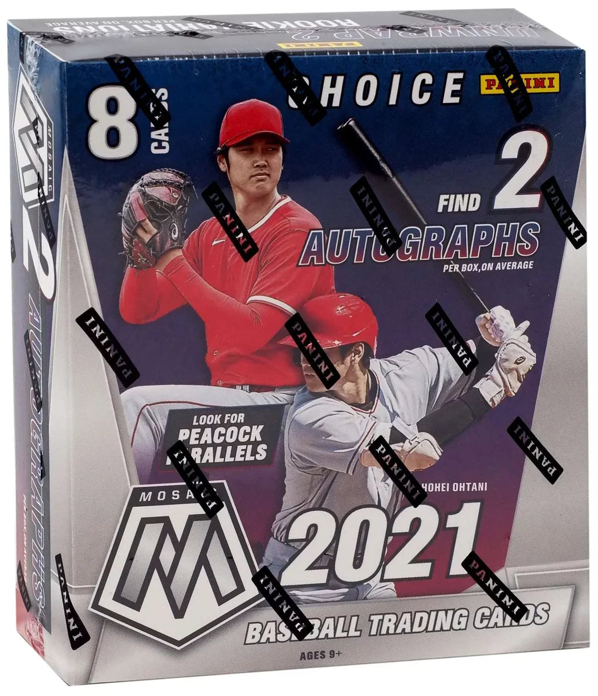 Baseball (8 MLB Cards) Card Choice 2021 Panini Mosaic HOBBY Trading Box