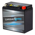 (14l-bs Pro Chrome Motorcycle AGM Battery 600cc for Ryker Ytx14l-bs (can-am) Years (2019 - 14ah) 2021) Brp 12volt, (ace) iGel Battery