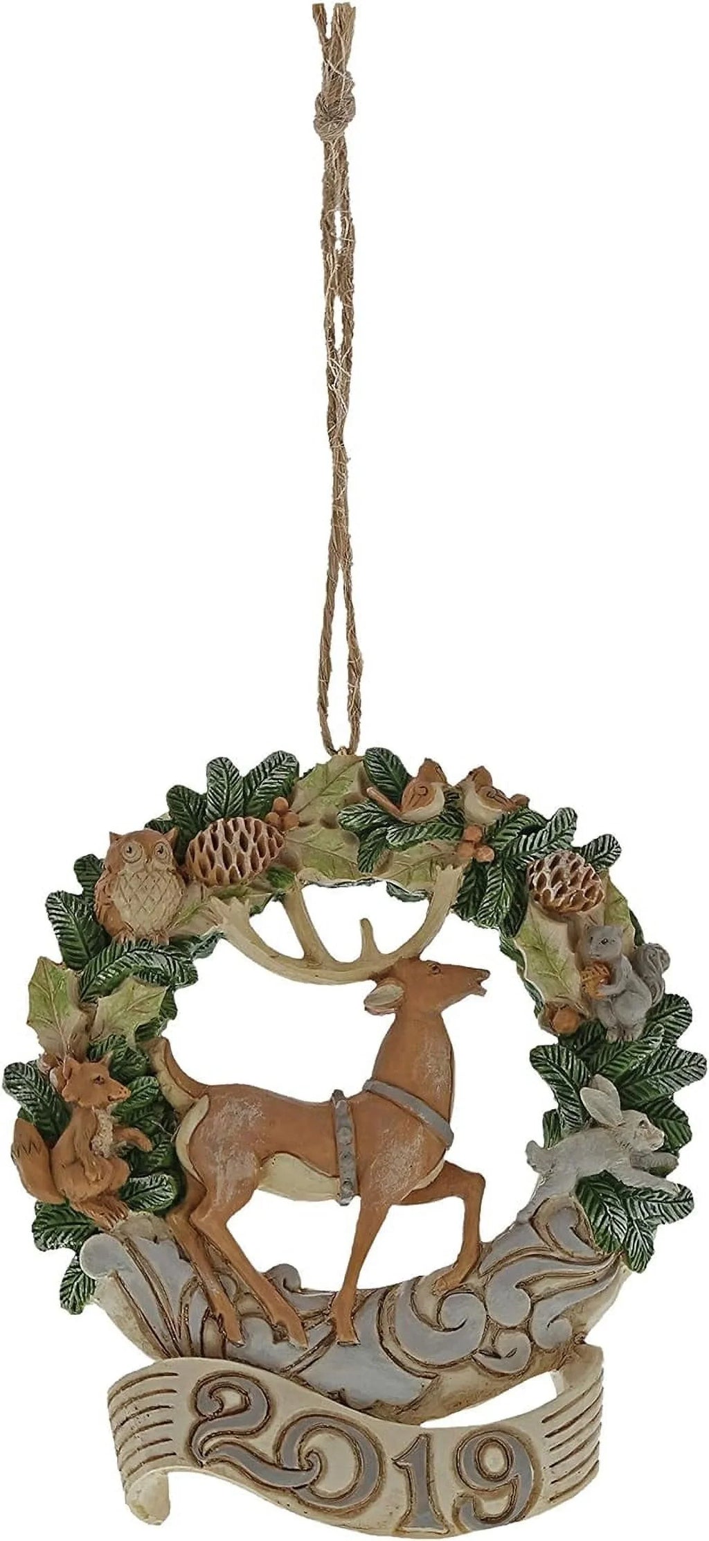 Woodland Heartwood Jim Creek Wreath Ornament Shore 6004175 Deer 2019 Christmas