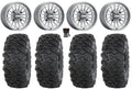 T4 Gm Maverick 15" Talon MetalFX 30" Cut Honda Can-Am X3 1000 / Pioneer / Roctane Contrast Tires Delta Wheels