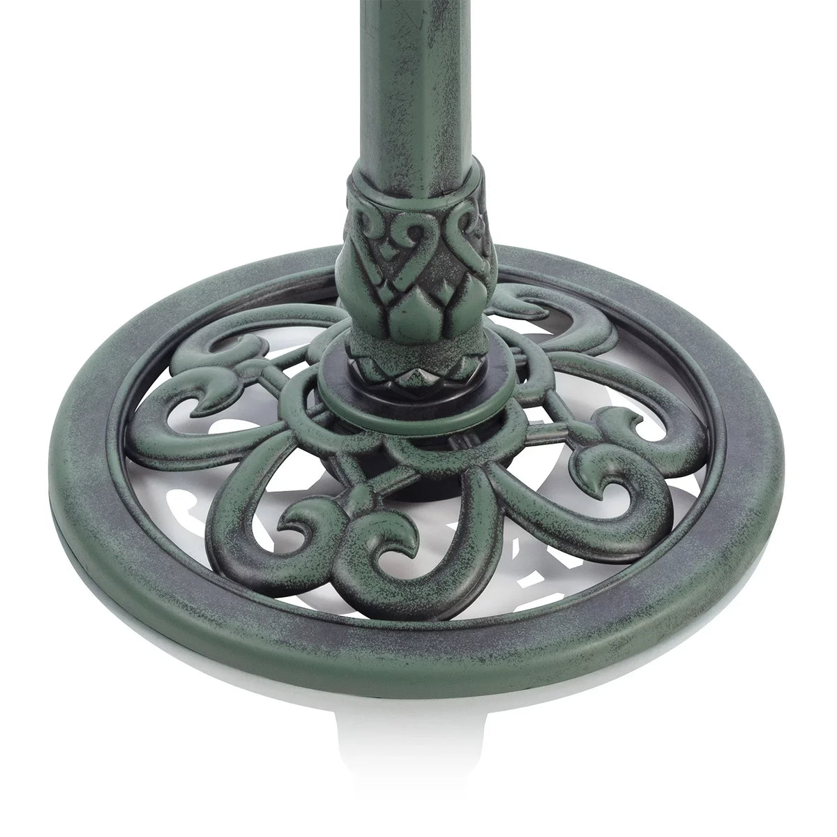 Plastic Green Pedestal Corporation Alpine Bird Fountain Bath, 3-Tier