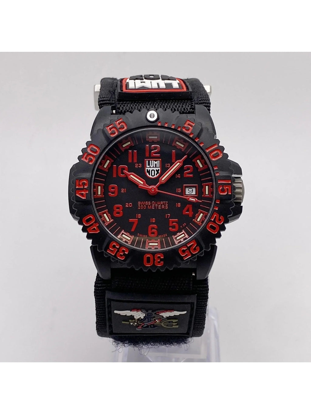 Carbon Watch Colormark Navy XS.3065 (Good) Luminox Pre-owned Seal 44mm