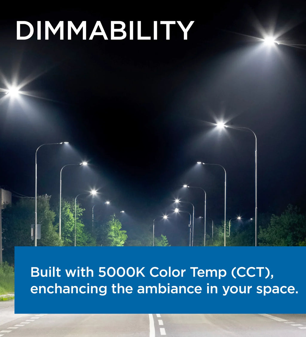 Roadway 5000K Viribright LED 100W 13,800 / Light Lumens /
