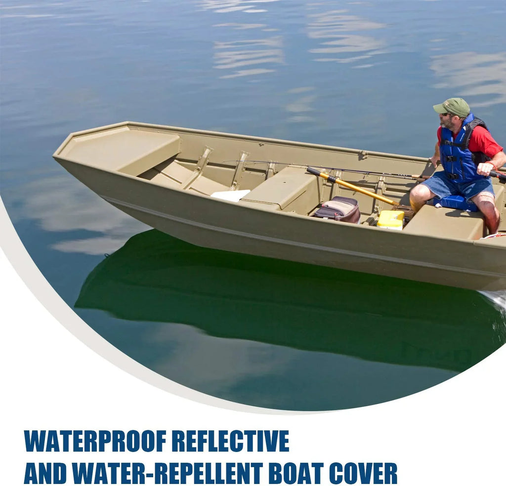 56"W Boat Jon Trailerable 12' Resistant 9921-0152-21( Water ) Goodsmann Gray L, A, Covers Silvery