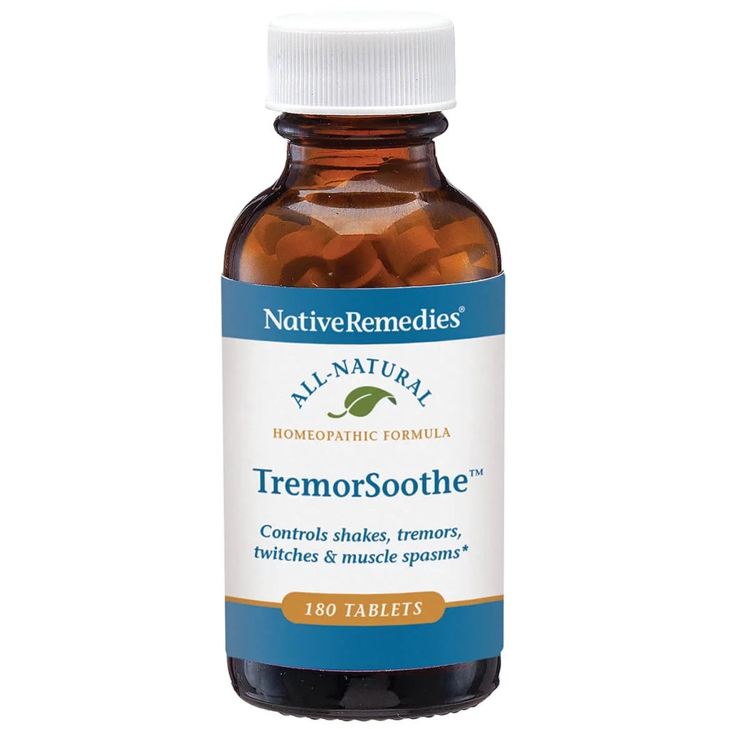 Twitches Formula TremorSoothe Spasms Temporarily NativeRemedies and Control - Shakes, -180 Muscle Homeopathic Tablets Tremors, Natural to