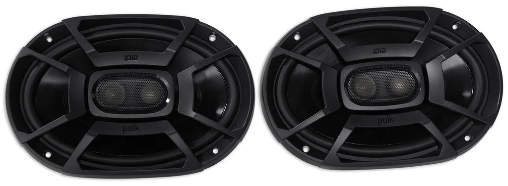 Marine/ATV/Motorcycle/Boat 2) Car 450w Speakers+Headphones Audio Polk DB692 6X9"