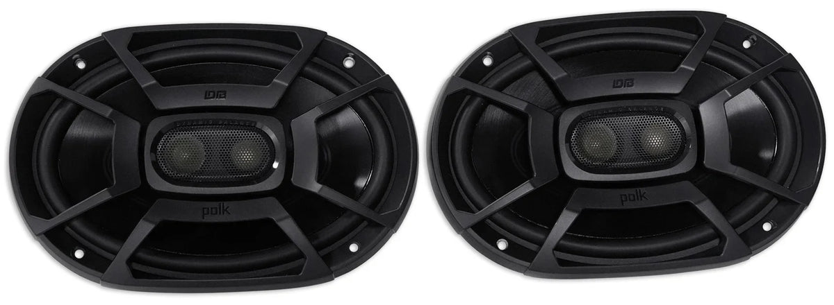 Marine/ATV/Motorcycle/Boat 2) Car 450w Speakers+Headphones Audio Polk DB692 6X9"