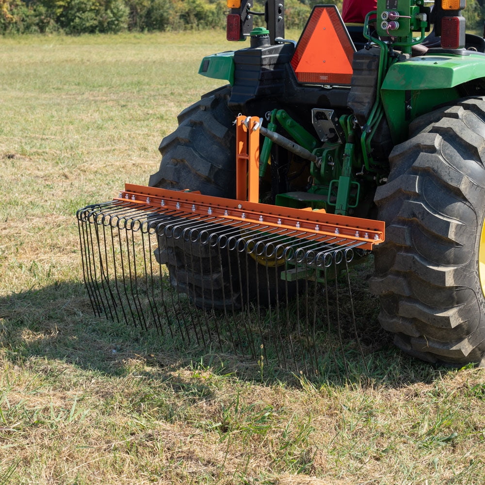 Landscape Drag-Behind Point Spring Pine Coil FT 3 5 Straw Category Rake, Needle Titan Attachments Tines, Rake 1 Tractors,