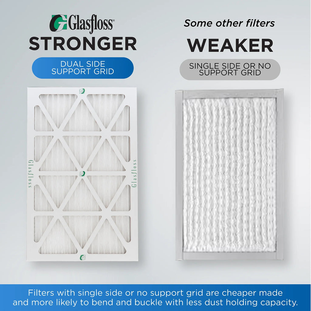 Size: by 16x25x4 10 MERV Exact ( Air x Furnace 3 Pleated Glasfloss 3-3/4 AC Pack 24-1/2 ) 15-1/2 Filters Industries. x