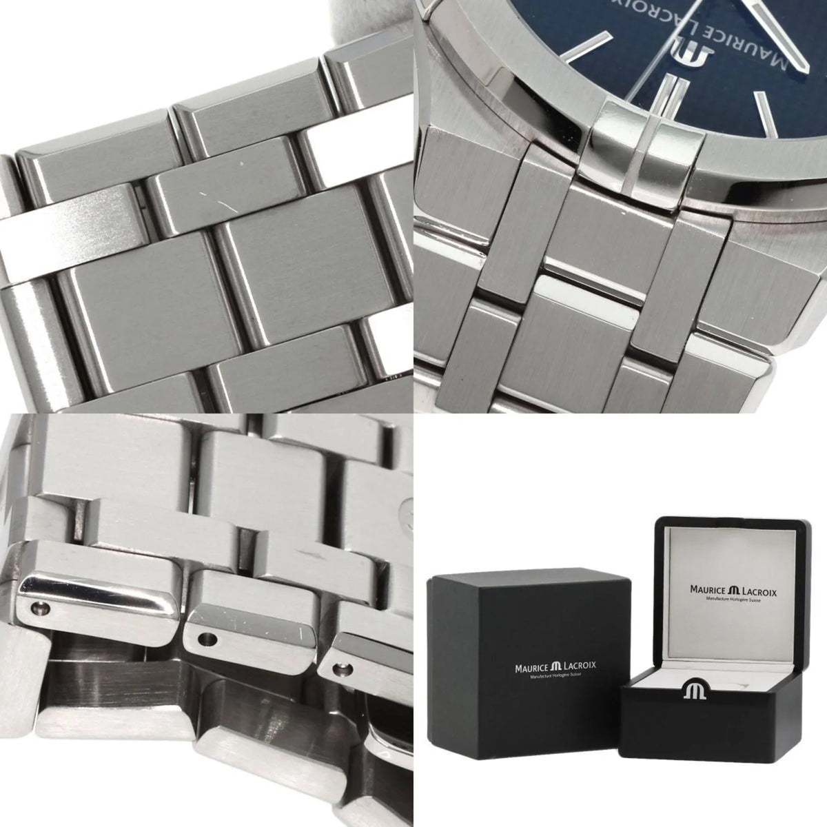 Watch Steel MAURICE (Good) AI6008 Men's Stainless SS LACROIX Icon Lacroix Maurice Pre-Owned
