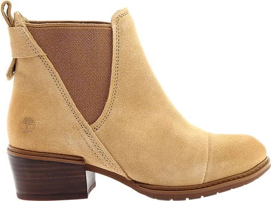 Women Timberland (7.5) HS3151 Sutherlin TB0A1SCT Bay Double Beige Gore Chelsea Boot