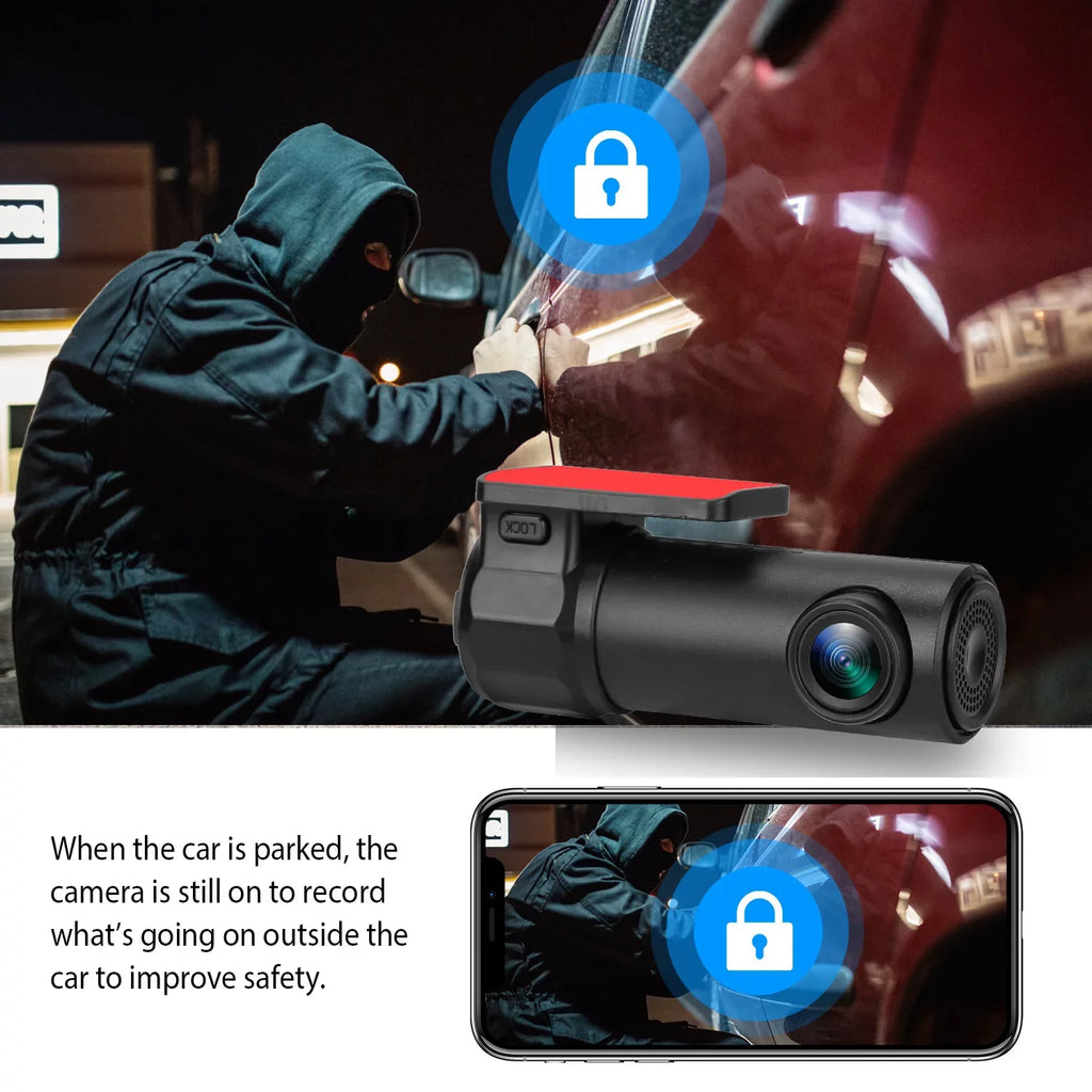 Recorder Looping Dash iNova 170°HD App Car Car Recording Camera 1080P Wifi G-sensor Cam DVR