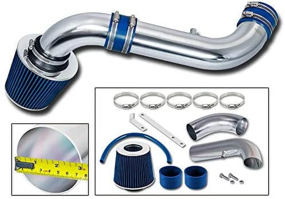 Filter Combo 00-02 Dodge Durango/Dakota For Intake + Air Ram Short 4.7L Racing Rtunes BLUE 3.7L Compatible Kit