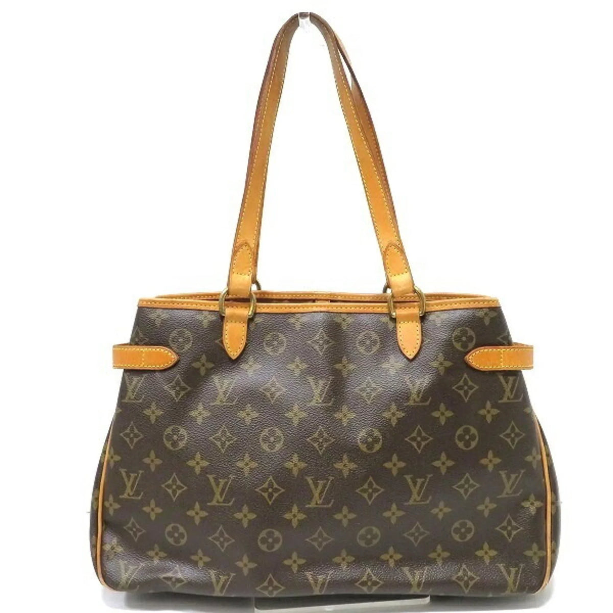 M51154 Used Bag Ladies Louis Authenticated Vuitton Batignolles Tote Horizontal Monogram