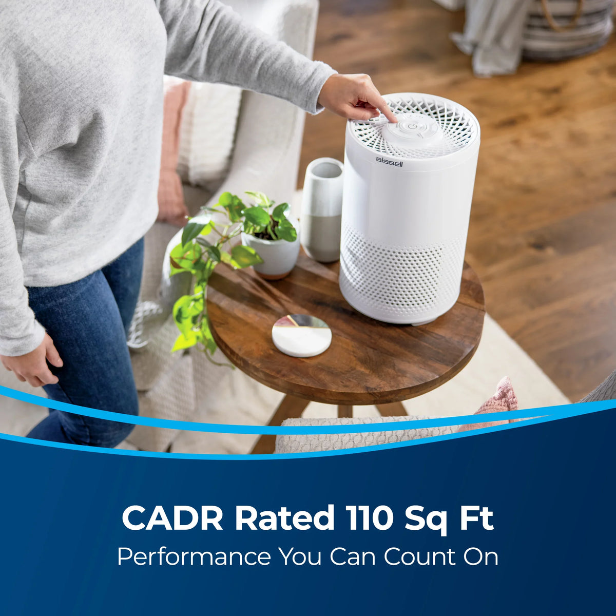 sq. BISSELL rooms Purifier, ft., 110 MYair for Pro Air up to 3139A