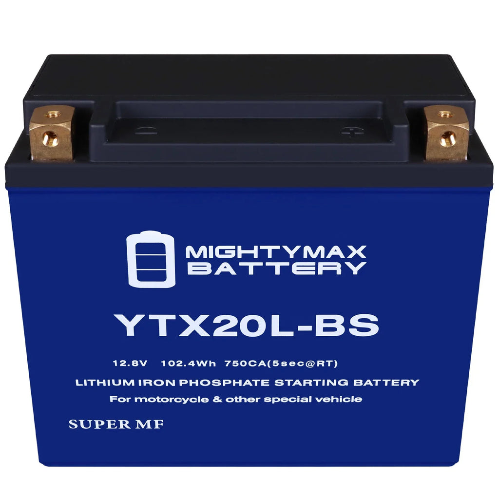 YTX20L-BS Replacement SXR 17-20 Lithium with Ski Jet 1500 Battery Kawasaki compatible