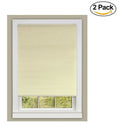 (Set 64-Inch, Shade, Achim Pleated Window 2) Furnishings Home Alabaster of by Honeycomb Cordless 29
