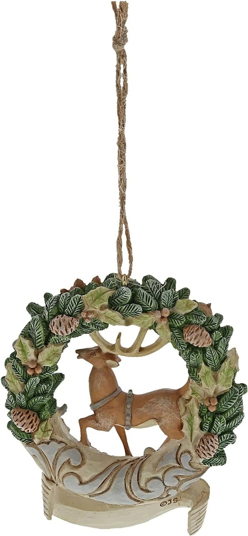 Woodland Heartwood Jim Creek Wreath Ornament Shore 6004175 Deer 2019 Christmas