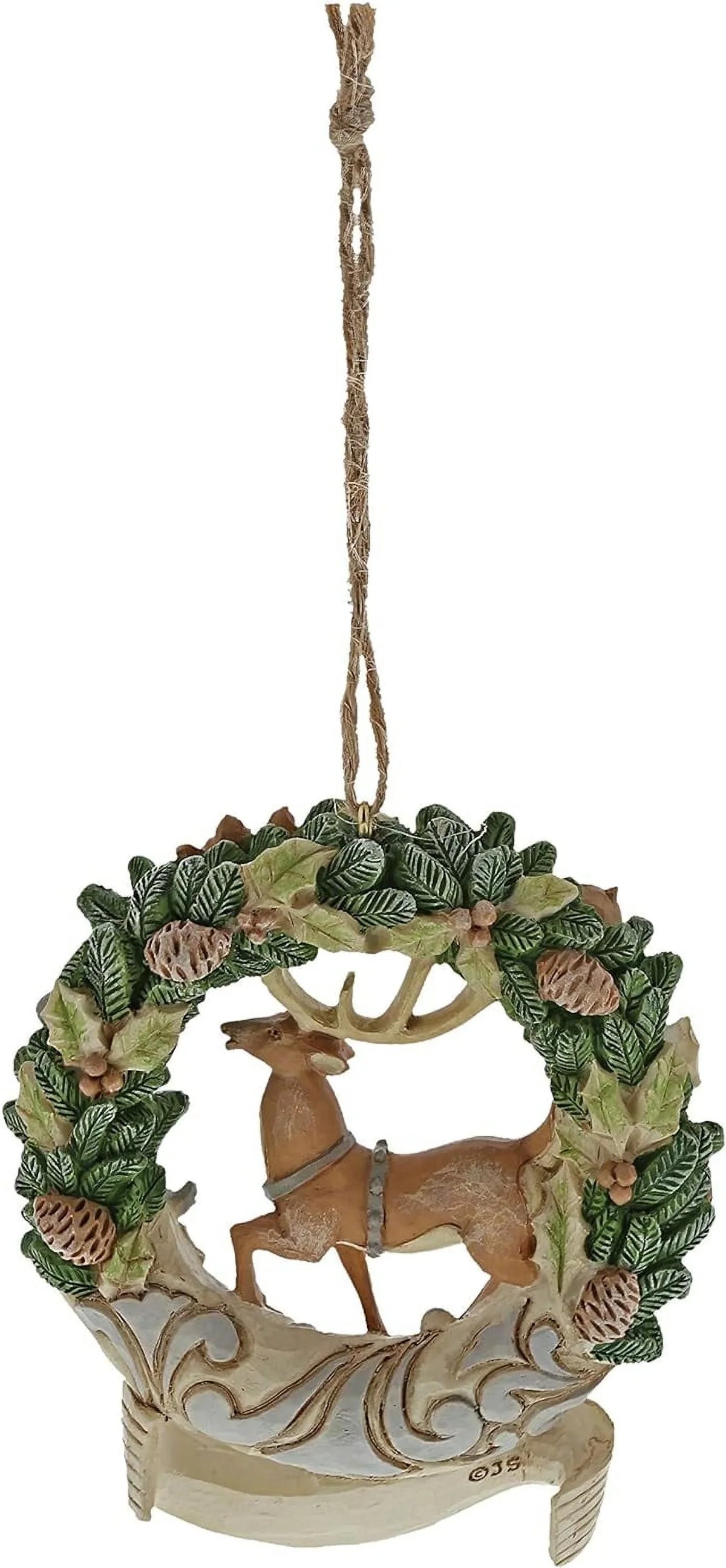 Woodland Heartwood Jim Creek Wreath Ornament Shore 6004175 Deer 2019 Christmas