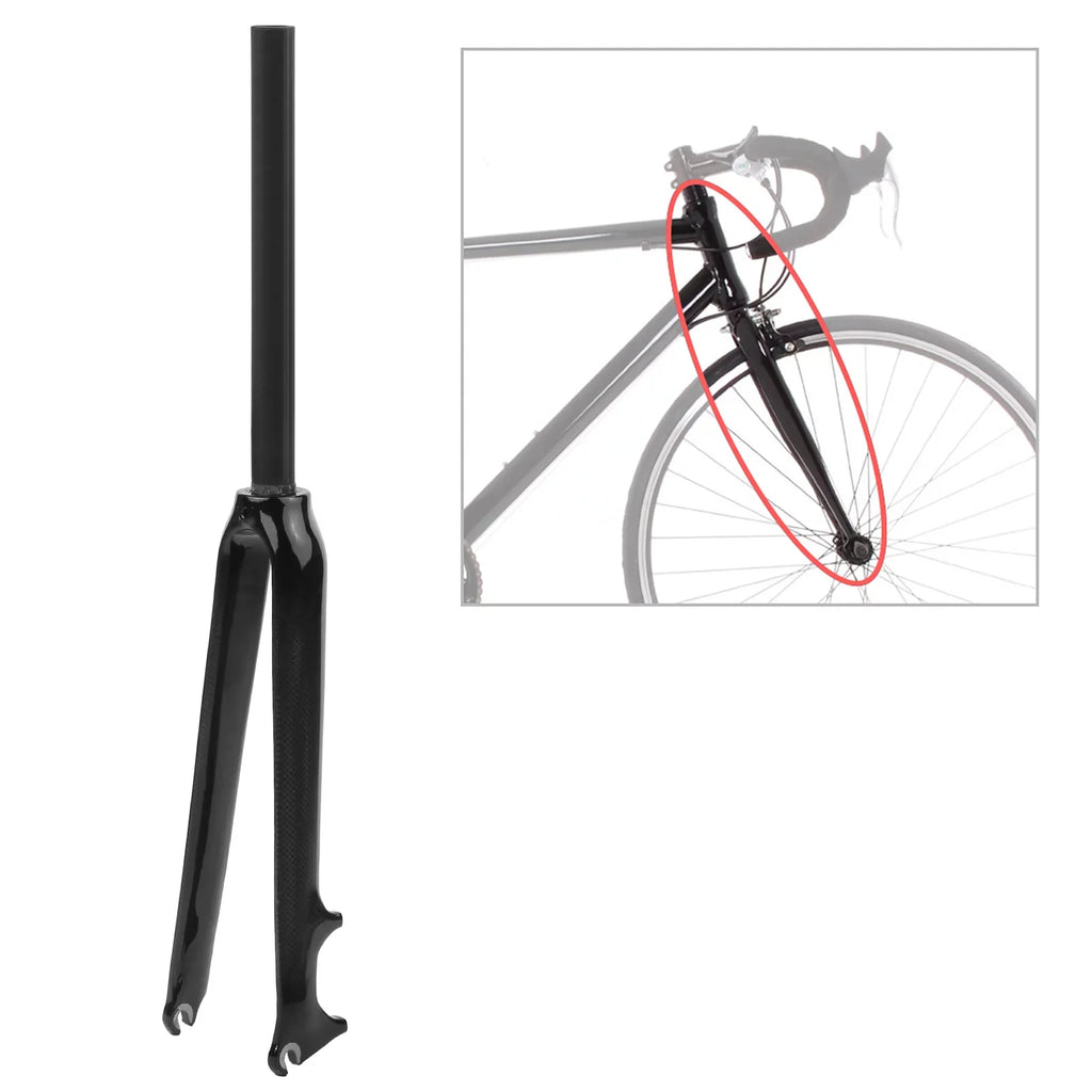 Perfect Road Front Bicycle Walmeck Fork, Absorption, Ultralight Fiber for Fork, Improved Cycling Bike Fork, Shock Carbon Rough 28.6mm, Terrain 700C