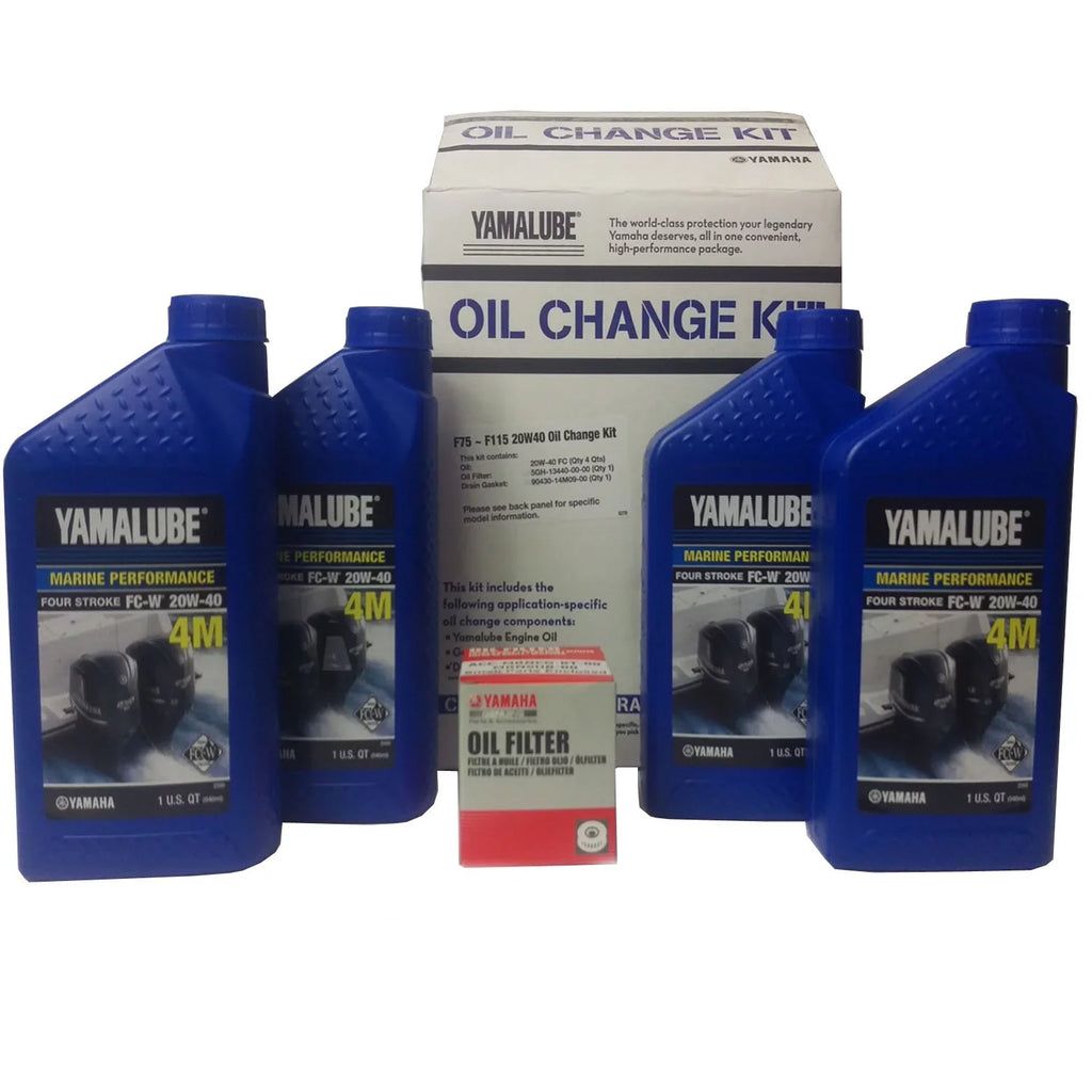 Oil Yamaha New F75-F115, Outboard Kit Change,Filter OEM LUB-MRNMD-KT-21 Service