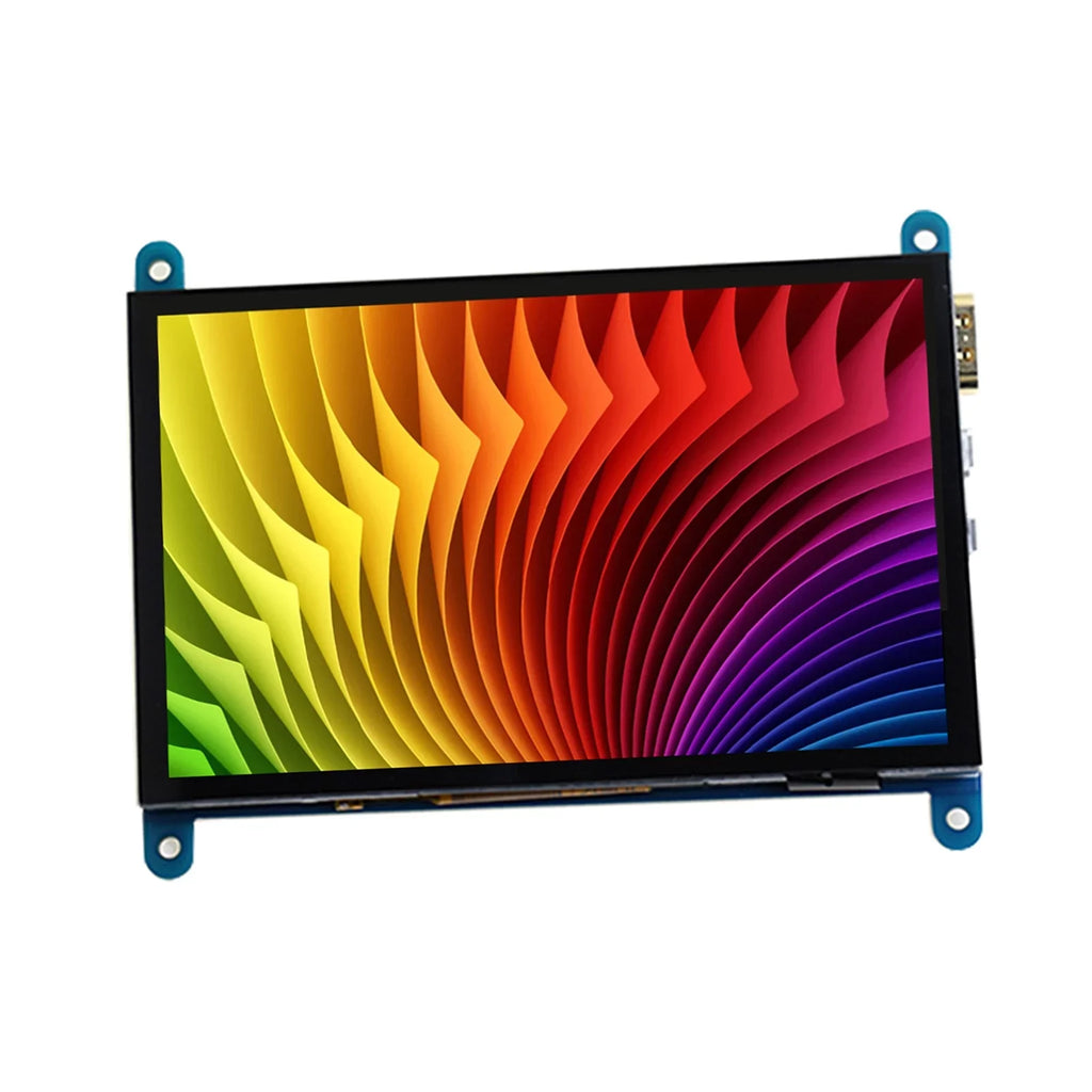 with Interface Pi with Inch Touchscreen Educational Display Portable 5 USB 800*480 Capacitive walmeck Compatible Tool Resolution Small Raspberry