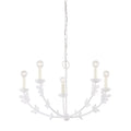 17.25 Whimsical Candle-Shaped Gold with Stems Finish and Style inches Flower X 5-Light H-White inches Bailey in Street 28 Chandelier Bulbs Finish W