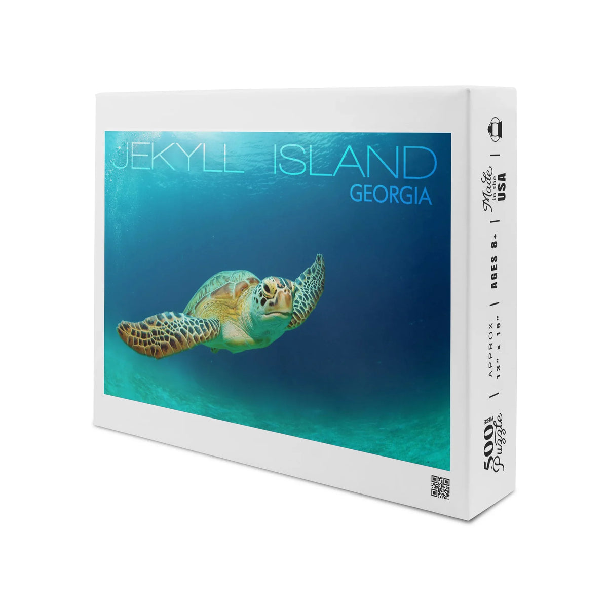 Adults Island, Made inches, in for Piece Jekyll Family, 500 Jigsaw Sea (19x27 Georgia, Premium and Puzzle Turtle USA)