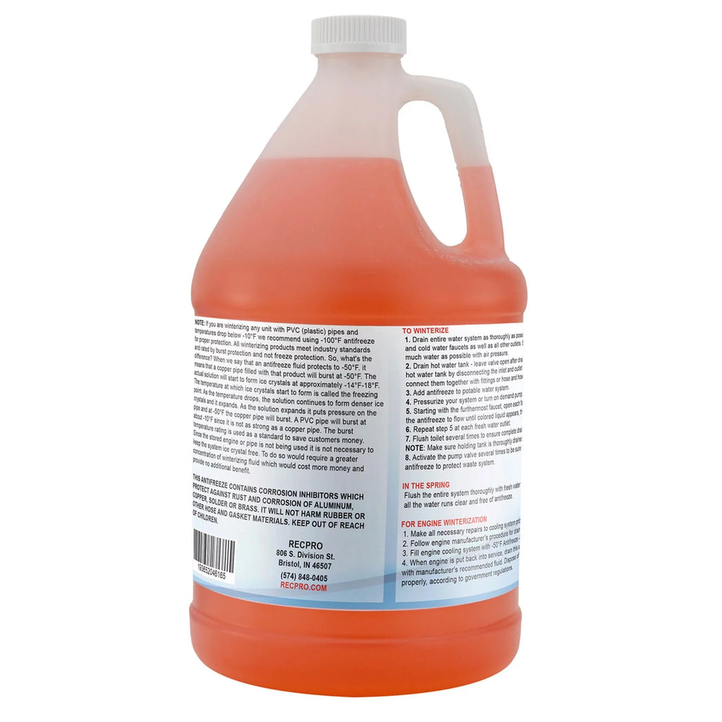 Vehicles Winterizing Antifreeze RV Fluid (2 for Concentrate RecPro Pack)