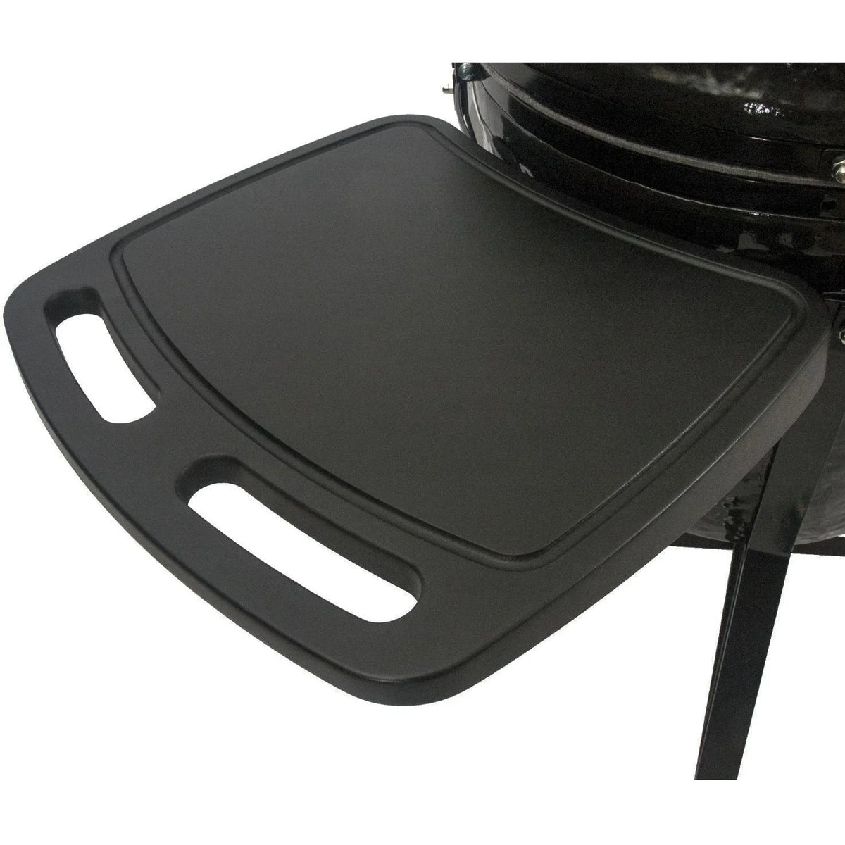 Ceramic All-In-One Shelves, Kamado Side Grates XL (2021) PGCXLC Steel Cradle, With Stainless And Grill - 400 Oval Primo