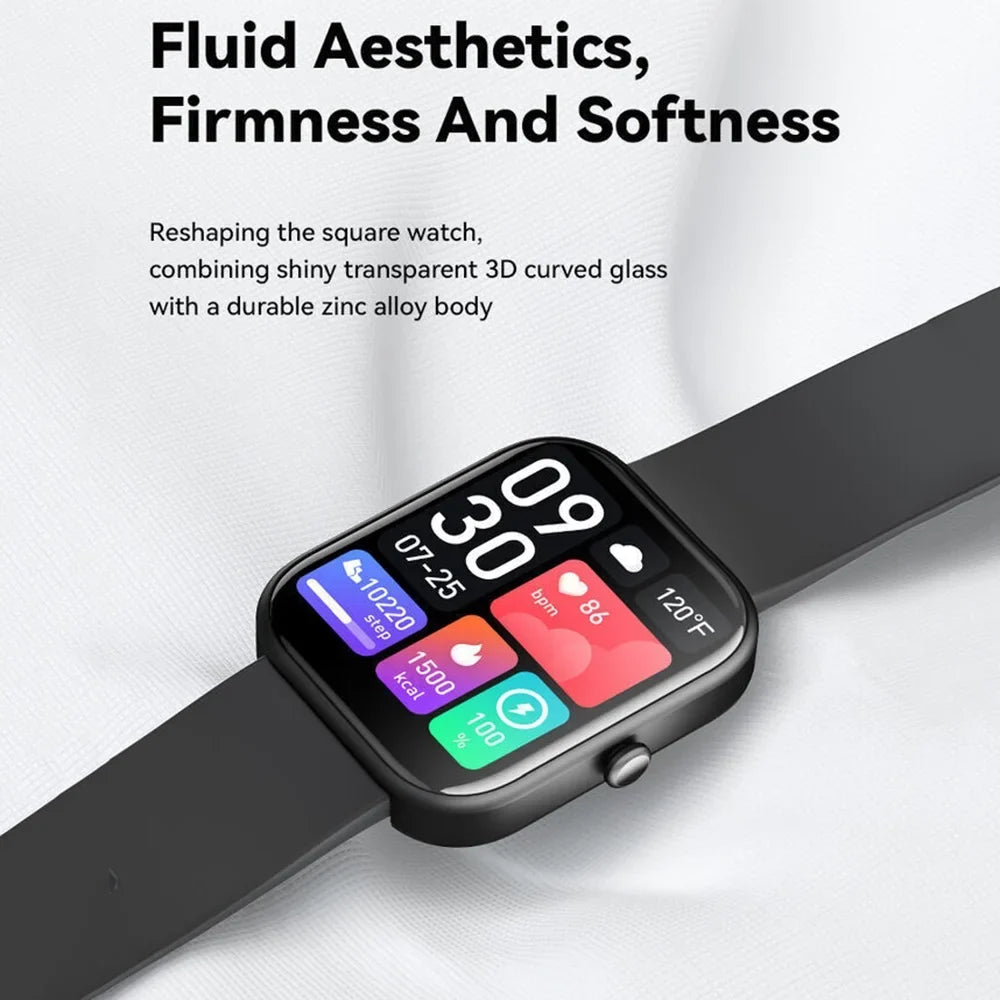 iOS GTS5 Fitness Smart Pressure Women Tracker for Blood Black and Watch Men Android