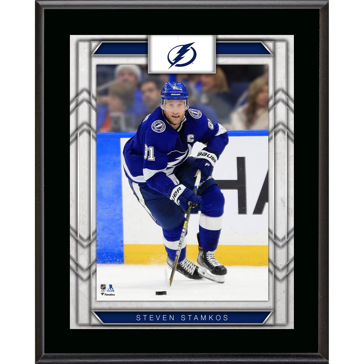 13" Tampa Plaque Lightning Bay Sublimated x Stamkos Steven 10.5" Player