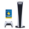 '- PS5 - Version, All Wireless Controller With 5 PS with Console Plus 825GB - Digital Month White Digital PlayStation Membership 3 SSD