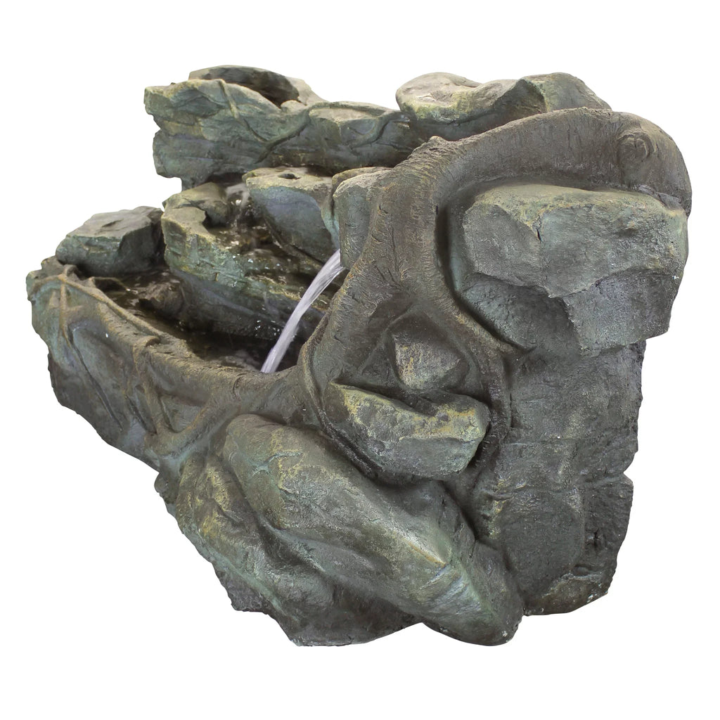 Design Fountain Rock Garden Toscano Canyon Staggered Cascading
