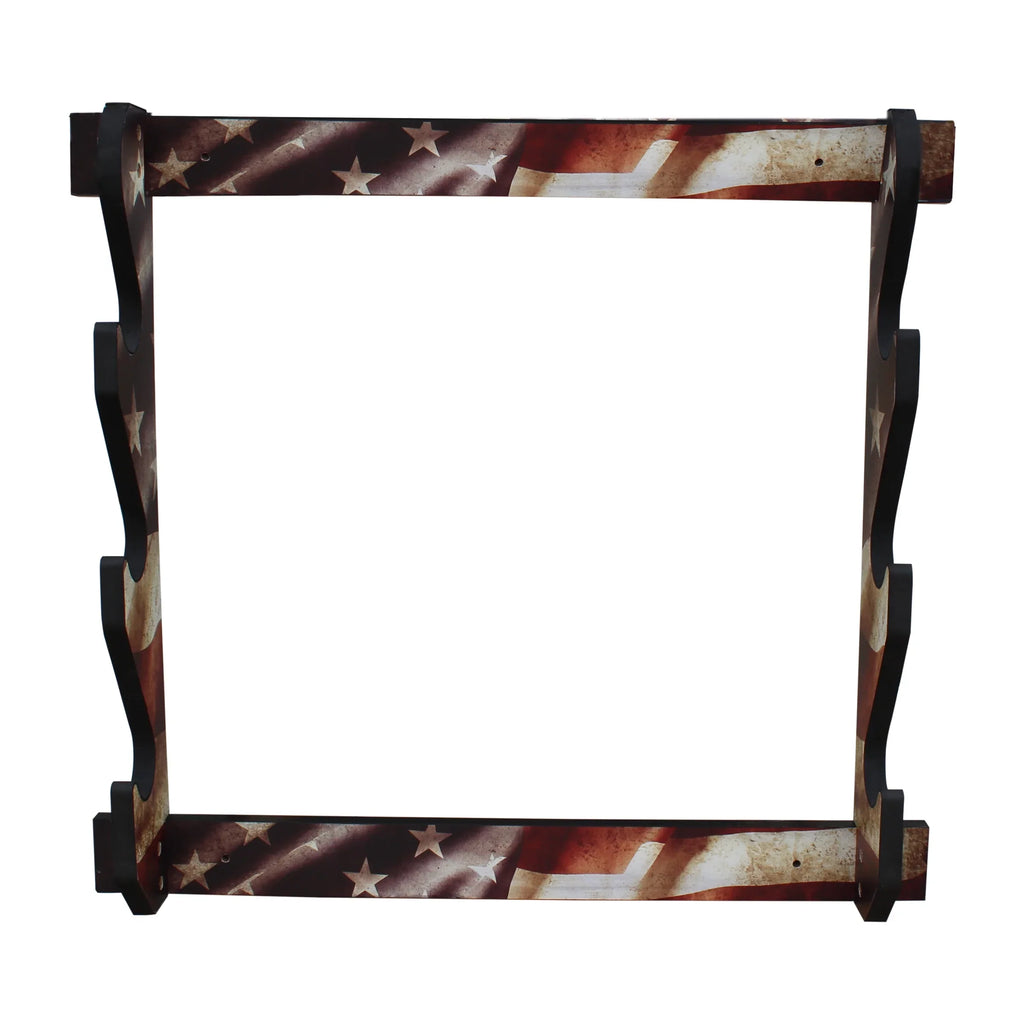 Indoor Convenient Rifle/Shotgun - Display 3 Finish Rack Storage Creations Easy Assembly Rush Creek Americana Wall