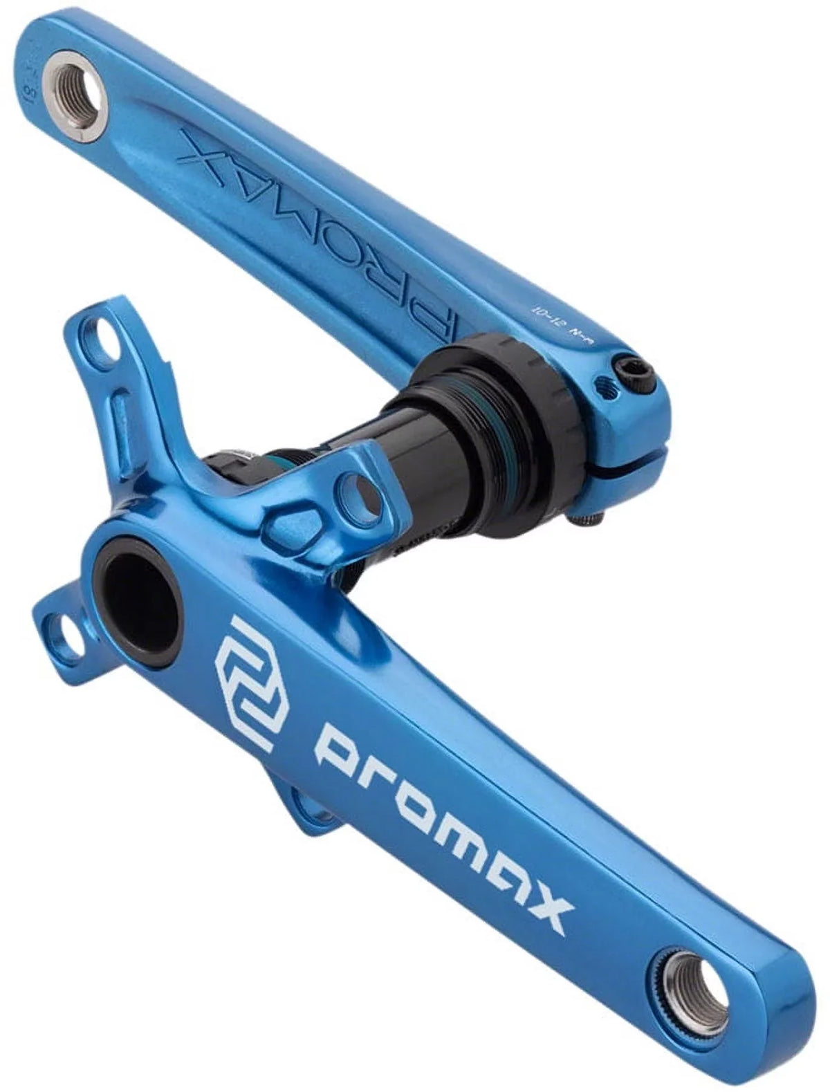 '- Blue 68mm 2-Piece, 165mm, English BB Promax Crankset CF-2 Included, 24mm Spindle,