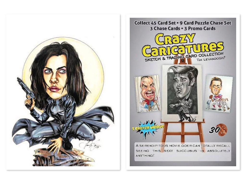 Caricatures Kate by Levandoski Card Artwork Beckinsale Tim Trading 11x14 Crazy