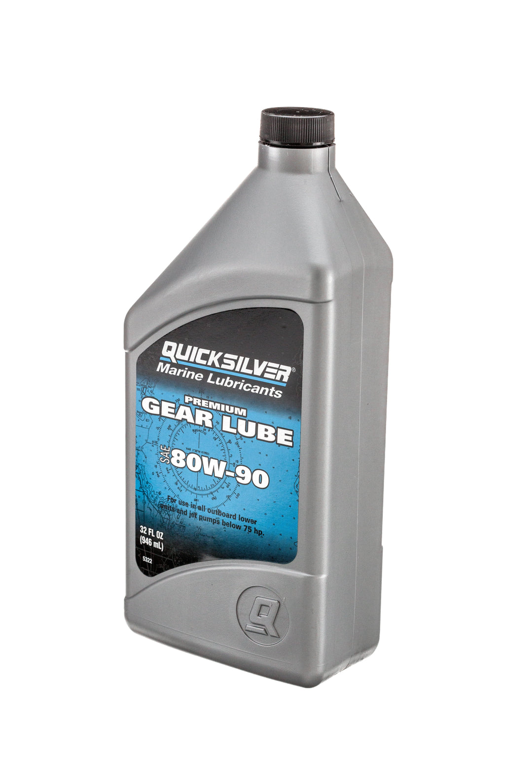 Marine - Lube Quicksilver Ounce 80W-90 32 Gear - Engine Premium