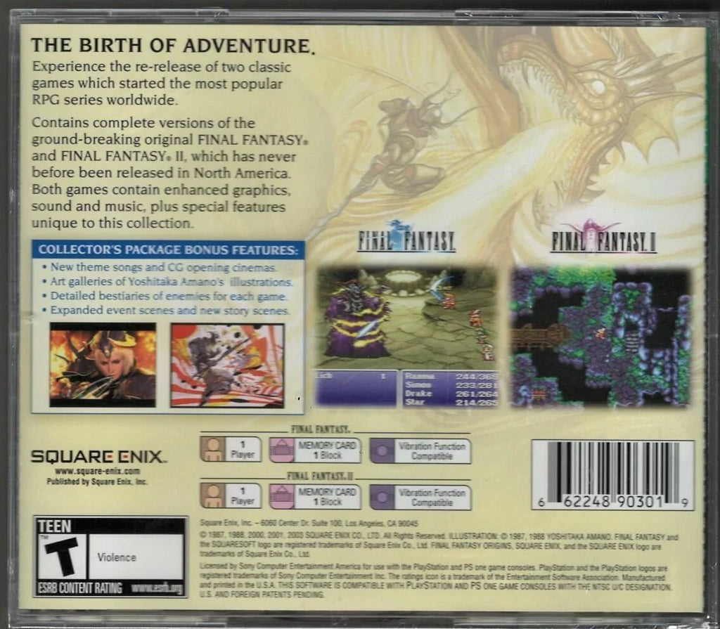 Sealed Origins New PS Version) Factory (Greatest (Brand US P Hits) Final Fantasy