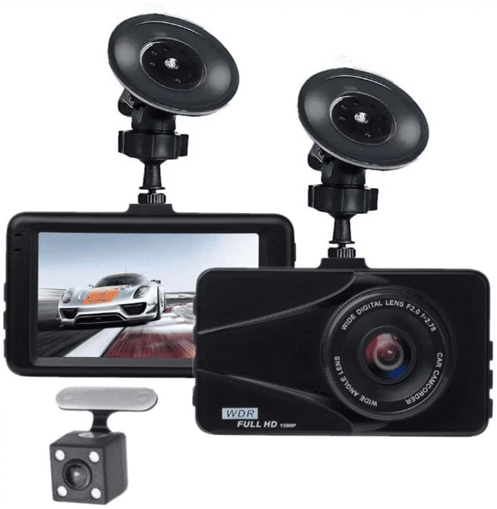 LCD Recorder Detection Screen T670 G-Sensor, truck Full night Plus Dual vision Angle, HD Wide Dash For Travel Images Motion WDR, Video Loop Recording Cam DVR 170° Excellent with semi 3"