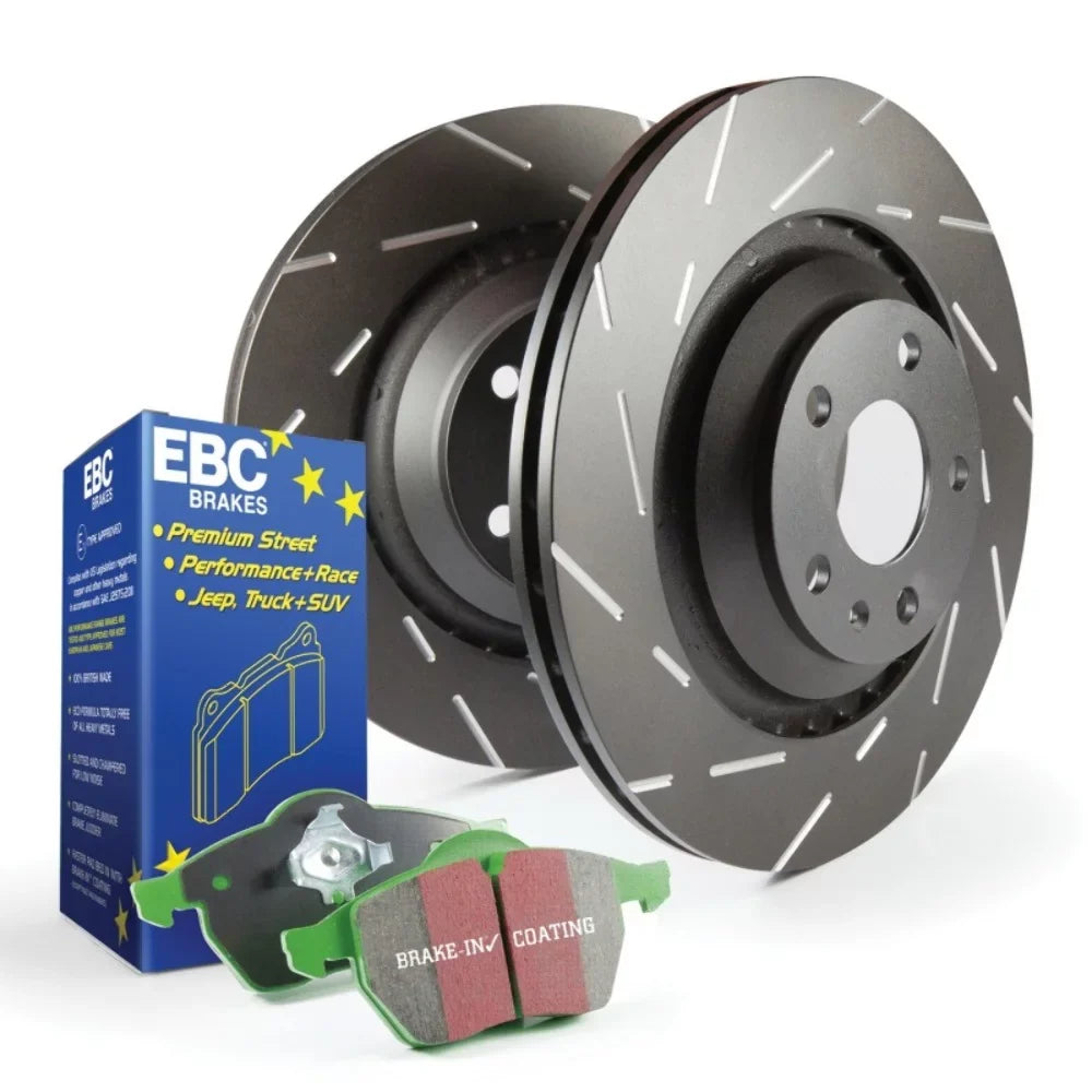Fits S2KR2314 Rotors Brakes 02-03 Kits USR Greentuff 2000 and EBC S2 Cooper