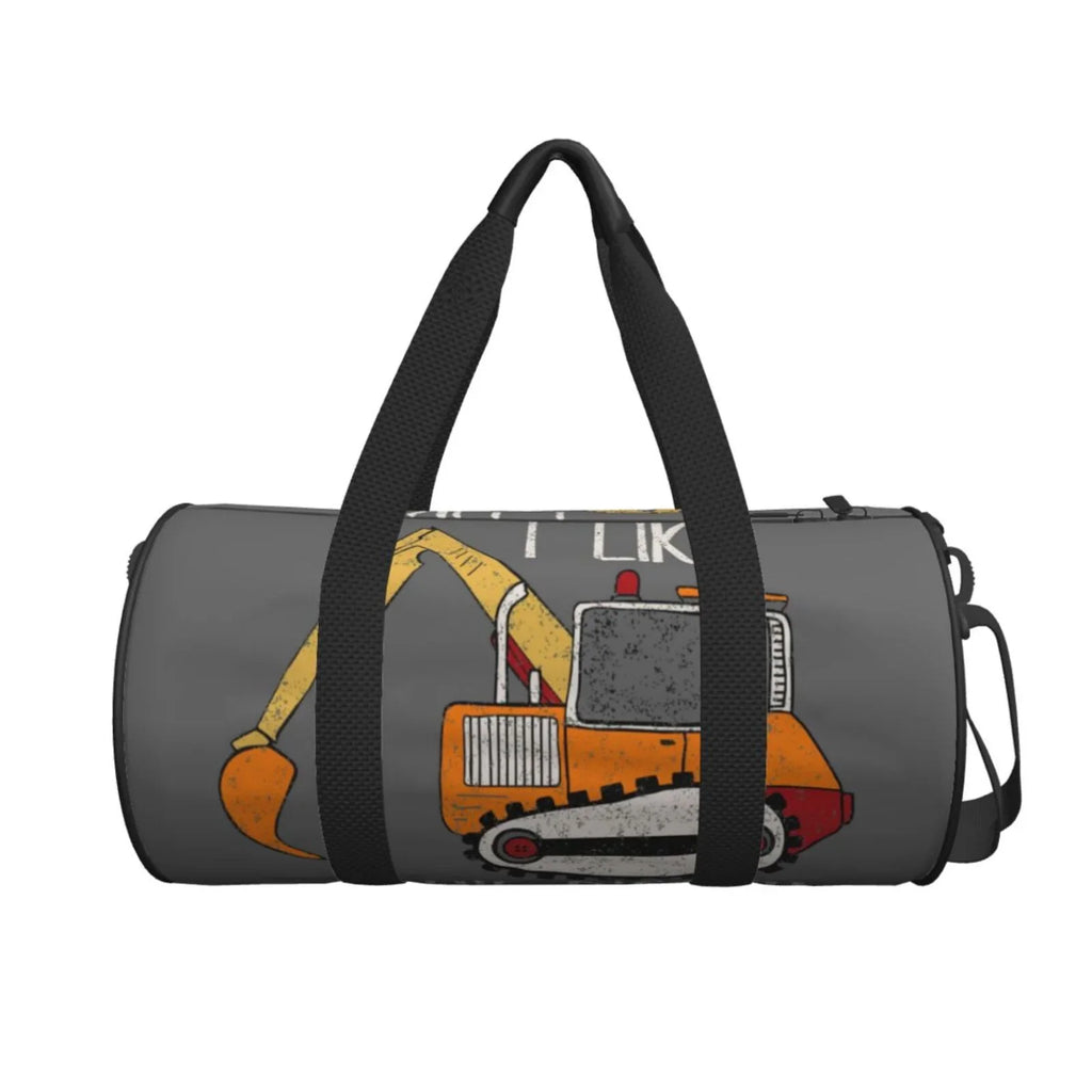 Bag and with Coaee Cylinder Digger Capacity Large Luggage Big Bag Bag Waterproof Sports Compartment Like I Travel Gym Pocket