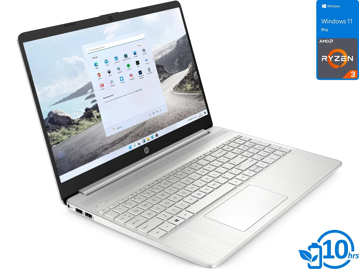 Laptop, 6, 3 Vega Reader, AMD HD Bluetooth, 256GB RAM, Windows Card Ryzen SSD, Pro NVMe Wi-Fi, Upto 11 HDMI, 3.8GHz, Display, 15.6" 8GB 15 HP 5300U