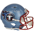 Autographed Titans Flash Ryan Tannehill Helmet Riddell Authentic Tennessee Speed