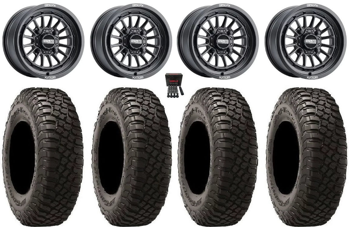 XP Ranger Black KM3 BFG Polaris / 900/1000 RZR XP PRO MetalFX Tires Delta 35" XP Wheels 1000 15" /