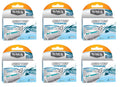 '- Facial Remover Refill Quattro Count 24 Schick Hair Titanium + Spring Cartridges