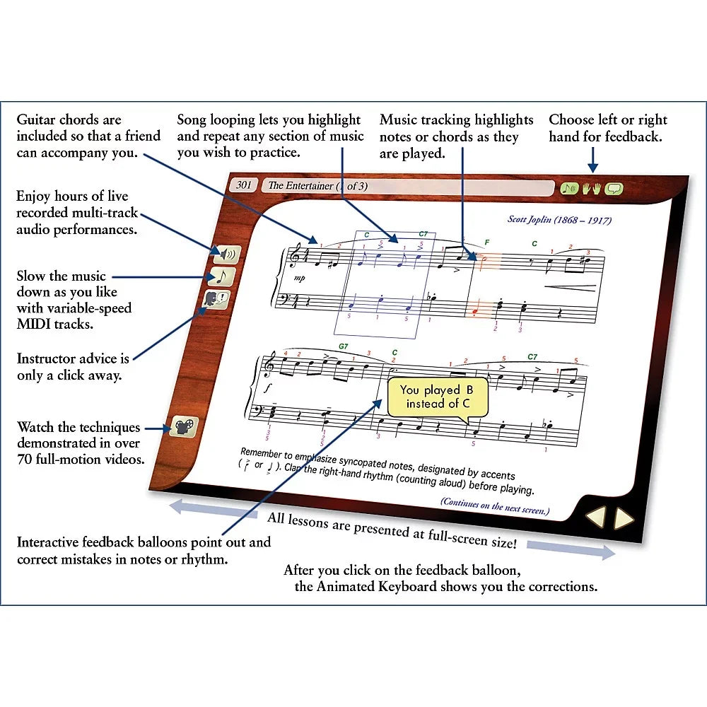 3.0 Method Piano Keyboard Version eMedia and