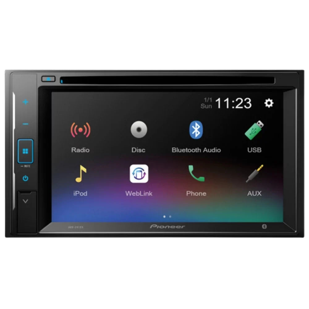 for Pioneer 6.2" Eighty-Eight Receiver Stereo 1994-1999 Oldsmobile Bundle KIT4820 W/ DIN Bluetooth/Backup Touchscreen with Double Media Car DVD/CD Camera/Install AVH-241EX Kit/in-Dash Digital AM/FM